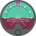 download Attitude Indicator clipart image with 315 hue color