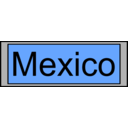 download Digital Display With Mexico Text clipart image with 135 hue color