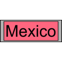 download Digital Display With Mexico Text clipart image with 270 hue color