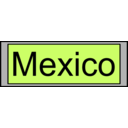 download Digital Display With Mexico Text clipart image with 0 hue color