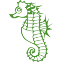 download Seahorse clipart image with 225 hue color