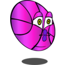 download Pretty Basketball clipart image with 270 hue color