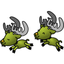 download Caribou clipart image with 45 hue color