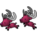 download Caribou clipart image with 315 hue color
