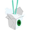 download Chinese Take Out Box clipart image with 135 hue color