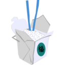 download Chinese Take Out Box clipart image with 180 hue color