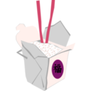 download Chinese Take Out Box clipart image with 315 hue color