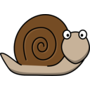 download Snail clipart image with 0 hue color