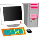 download Personal Computer clipart image with 315 hue color