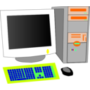 download Personal Computer clipart image with 0 hue color
