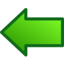 download Green Arrows Set clipart image with 0 hue color
