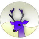 download Reindeer clipart image with 225 hue color