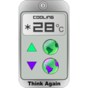 download Think Again Cooling clipart image with 270 hue color