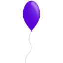 download Red Balloon clipart image with 270 hue color