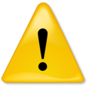download Warning Notification clipart image with 0 hue color