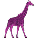 download Giraffe clipart image with 270 hue color