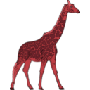 download Giraffe clipart image with 315 hue color