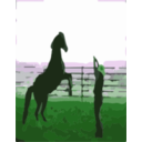 download Horsemanship clipart image with 90 hue color