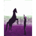 download Horsemanship clipart image with 270 hue color