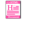 download Html File Icon clipart image with 90 hue color