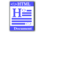 download Html File Icon clipart image with 0 hue color