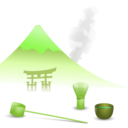 download Japanese Tea Scene clipart image with 45 hue color