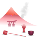 download Japanese Tea Scene clipart image with 315 hue color