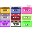download Cassettes De Audio clipart image with 90 hue color