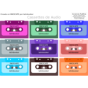 download Cassettes De Audio clipart image with 0 hue color