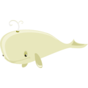 download Cartoon Whale clipart image with 225 hue color