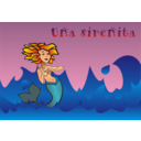 download Sirenita clipart image with 0 hue color