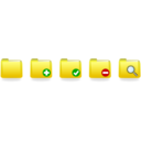 download Yellow Folder Icons clipart image with 0 hue color