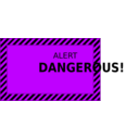 download Dangerous clipart image with 225 hue color