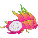 download Dragon Fruit clipart image with 0 hue color