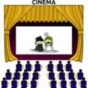 download Cinema clipart image with 45 hue color