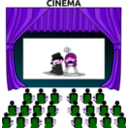 download Cinema clipart image with 270 hue color