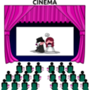 download Cinema clipart image with 315 hue color