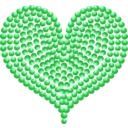 download Red Heart Of Marbles clipart image with 135 hue color