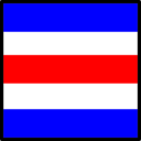 download Signal Flag Charlie clipart image with 0 hue color