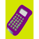 download Purple Calculator clipart image with 0 hue color