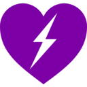 download Defibrillator Logo clipart image with 135 hue color