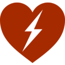 download Defibrillator Logo clipart image with 225 hue color
