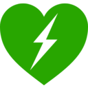download Defibrillator Logo clipart image with 315 hue color