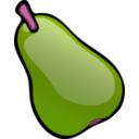 download Green Pear clipart image with 315 hue color