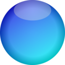 download Empty Button Blue clipart image with 0 hue color