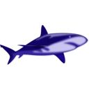 download Shark Shaded clipart image with 45 hue color