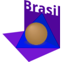download Brazil Flag Art 3d clipart image with 180 hue color