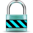 download Secure Padlock Gold clipart image with 135 hue color