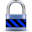 download Secure Padlock Gold clipart image with 180 hue color