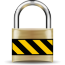 download Secure Padlock Gold clipart image with 0 hue color